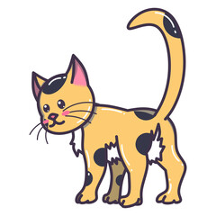 Cute Cat Illustration