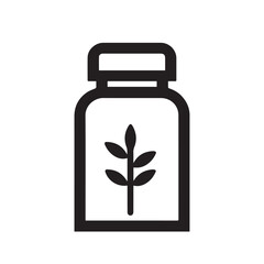 Homeopathy bottle vector