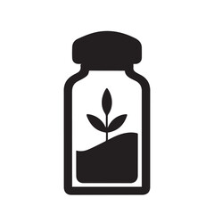 Homeopathy bottle vector