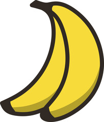 Cartoon Style Fruit Icons