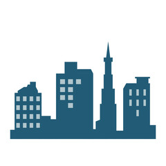 Obraz premium City Skyline Illustration