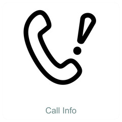 Fototapeta premium Call Info