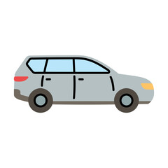 Gray Compact Vehicle