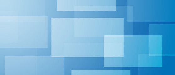 Overlapping and glowing rectangles on a blue background.