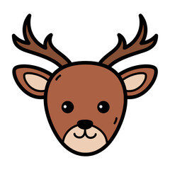 Cute Cartoon Deer