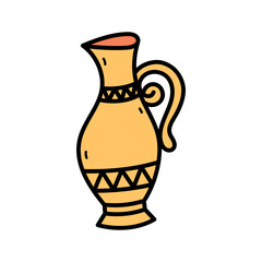 Vintage Clay Pitcher