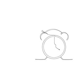 Clock icon set. Time icon vector. watch icon symbol continuous line drawing.