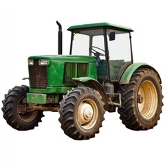 Obraz premium Farm tractor transparent background