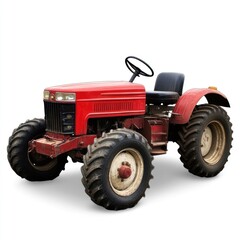 Obraz premium Farm tractor transparent background