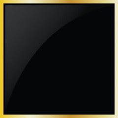 Eleant Black Design with Gold Frame