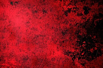 Grunge Red Texture Background with Dark Shades and Distressed Look for Artistic,abstract Old wall texture cement black red background, Scratched bright red paint