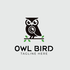 Wise Owl Logo Vector Design