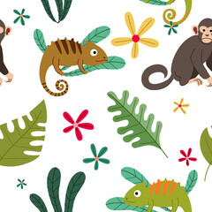 Jungle Seamless Pattern
