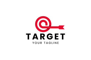 Target logo icon illustration, simple logo for branding