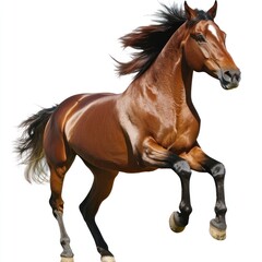 Naklejka premium Horse running transparent PNG