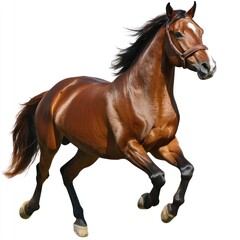 Naklejka premium Horse running transparent PNG