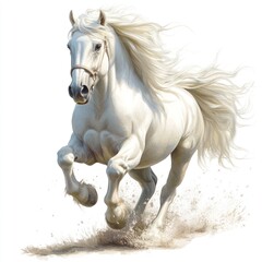 Obraz premium Horse running transparent PNG
