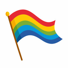 colorful parade flag 