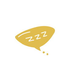 zzz sleep bubble vector elements