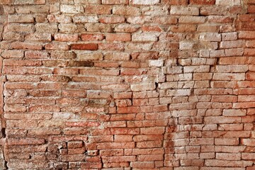 Texture of the brick walls     