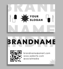 Business card template
