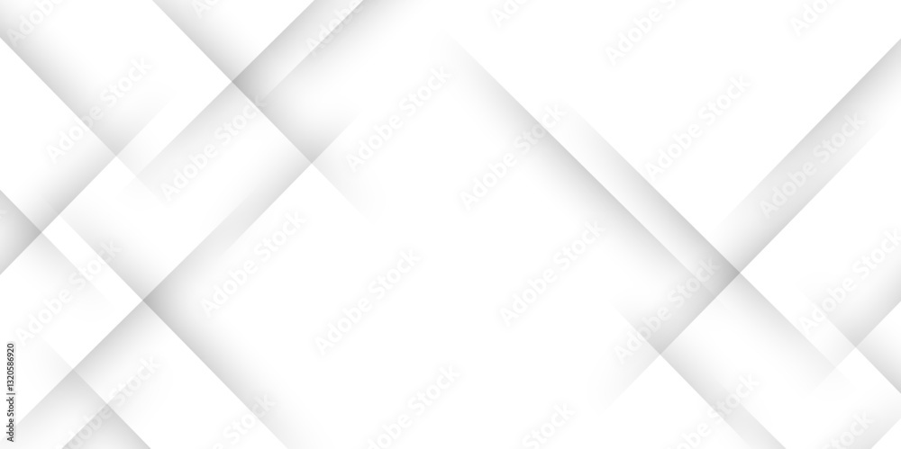 Aufkleber Elegant abstract background with grey lines with shadow. modern abstract gray line light dynamic shape composition background. Gray and white geometric background with copy space. , Modern design.	