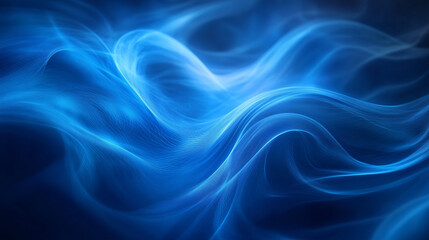 Obraz premium abstract blue smoke background with waves