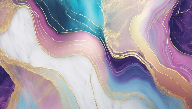 opal pastel marble stone with gold vein vivid graphite texture geode wallpaper background