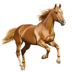 Fototapeta premium Horse running transparent PNG
