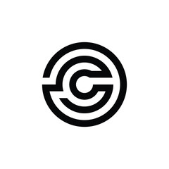 Obraz premium letter c circle logo design vector 