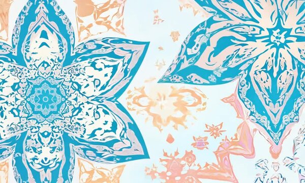 seamless pattern with flowers