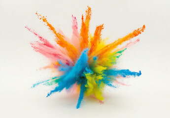 Obraz premium Colorful watercolor splashes, abstract watercolor background vector illustration
