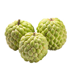 Fototapeta premium Custard Apple fruit isolated on transparent background 
