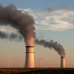 smoke from the chimney