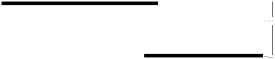 Obraz premium Black horizontal bars at the top and bottom with a thin vertical divider in white space. Ideal for minimalism, modern design, structure, balance, simplicity, alignment, flat simple metaphor