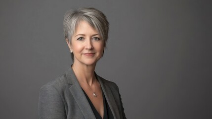 Confident senior marketing director.