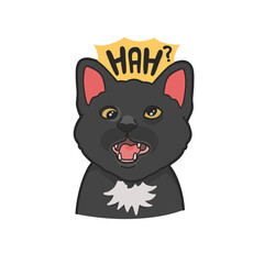 Toxedo Cat, Hah Cat Meme Sticker PNG T-shirt Cute Illustration