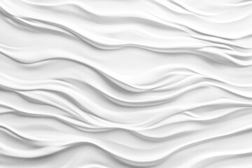 Obraz premium White Smooth Waves Abstract Background Texture Design