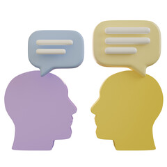 3D Head Talking Icon