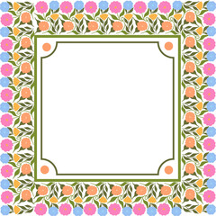 Traditional embroidery square frame