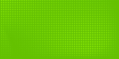 Dots halftone green color pattern gradient texture with technology digital background. Dots pop art comics with nature graphic  dotted arts