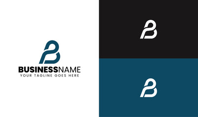 PB logo, P&B monogram, creative branding, modern minimalist logo, sophisticated lettermark, bold and stylish design, black and white identity