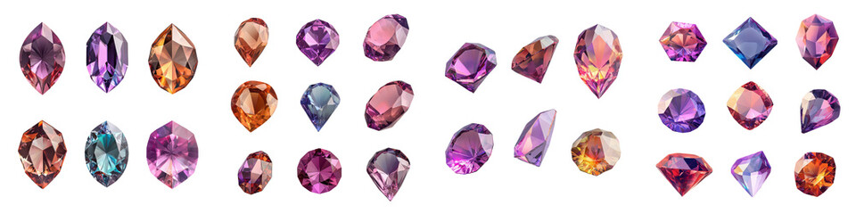 Vibrant Assortment of Colorful Gemstones Crystals Jewels and Minerals in Various Shapes Sizes and Hues  Ideal for Jewelry Making Fashion Accessories Home Decor and Crafting Purposes