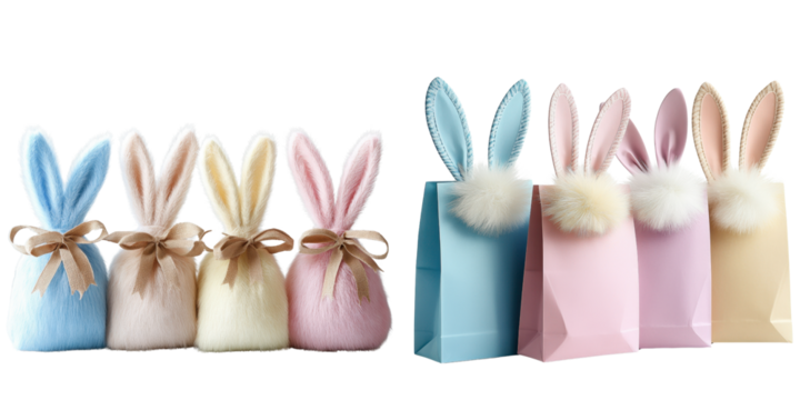 Cute Easter Bunny Bags and Plush Gifts for Spring Celebration