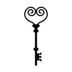 Antique Door Key Icon