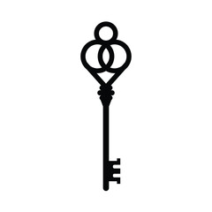 Antique Door Key Icon