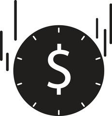 dollar Coin vector icon