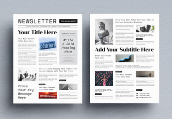 Corporate Business Newsletter Template