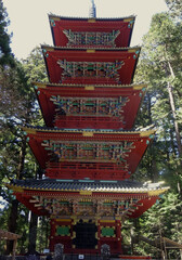 Pagode &agrave; 5 &eacute;tages au Japon