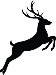 deer silhouette vector